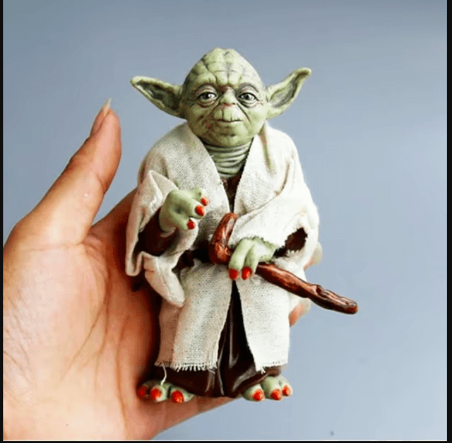 Star Wars Master Yoda actie figuurtje (12cm)