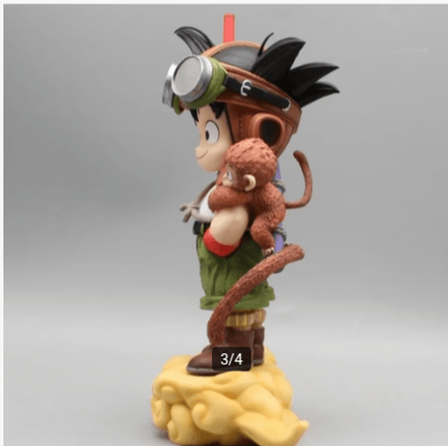 Dragonball Z collectors figuur Son Goku met aapje (20cm)