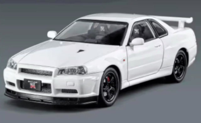 DieCast model auto metaal Nissan GTR R34 (1:24)