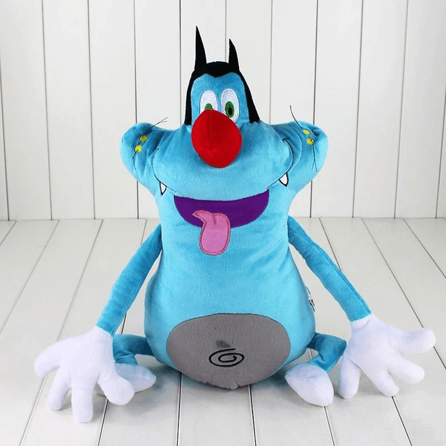 Grote knuffel Oggy en de kakkerlakken (40cm)