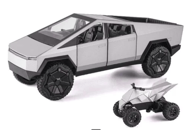 DieCast model auto metaal Tesla Cybertruck (1:24)