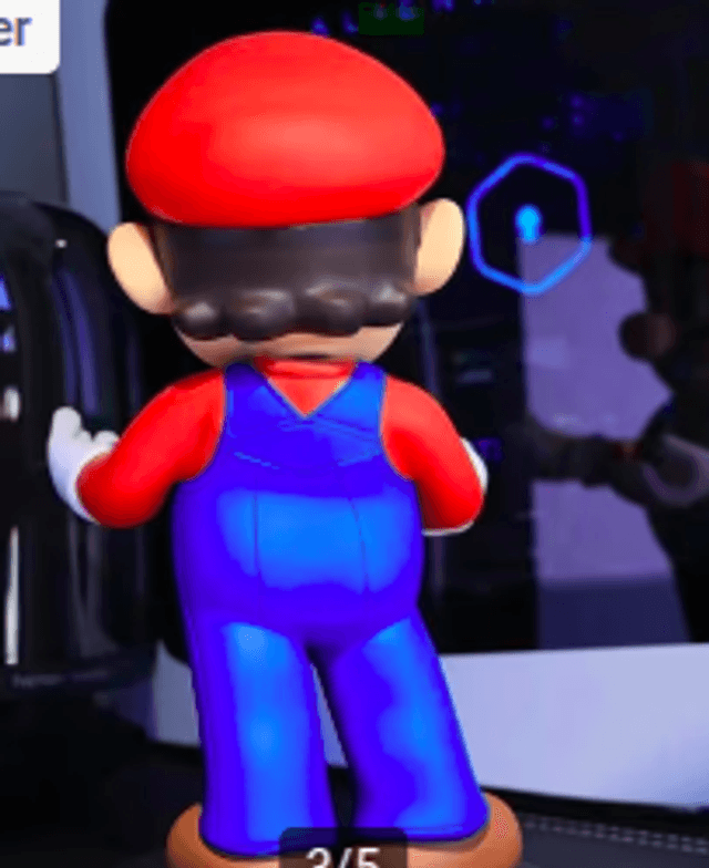 Super Mario figuur houder voor controller / telefoon (31cm)