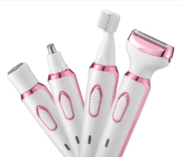 Luxe 4 in 1 scheerapparaat voor dames (rose wit)