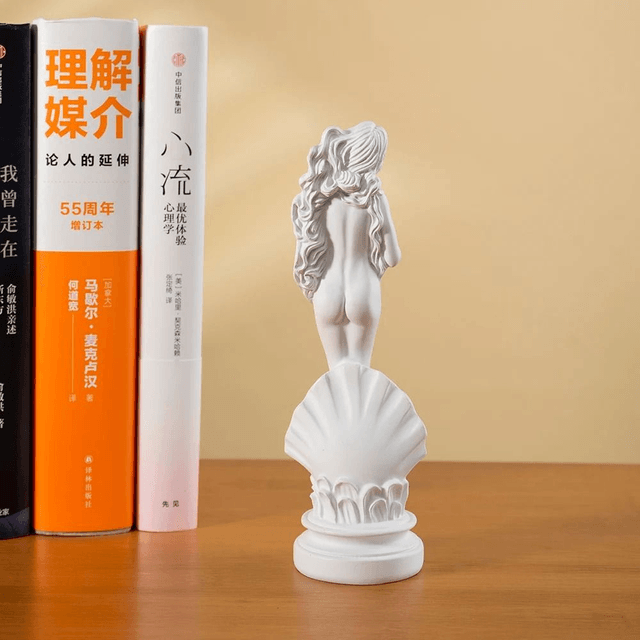 Prachtig beeldje Griekse godin Aphrodite wit (18cm) 