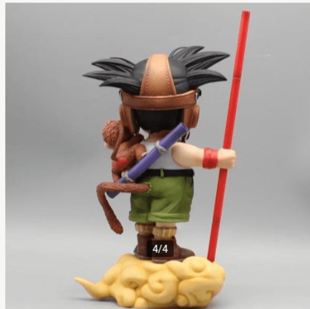 Dragonball Z collectors figuur Son Goku met aapje (20cm)