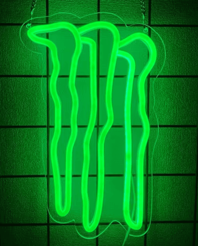 Neon LED bord Monster Energy groen (30x19cm)