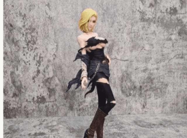 Dragonball Z collectors figuur Sexy Android 18 zwart (30cm)