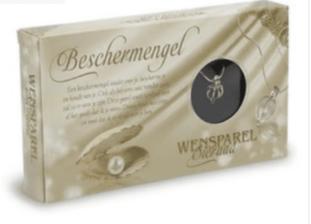 Luxe Wensparel sieraad Beschermengel