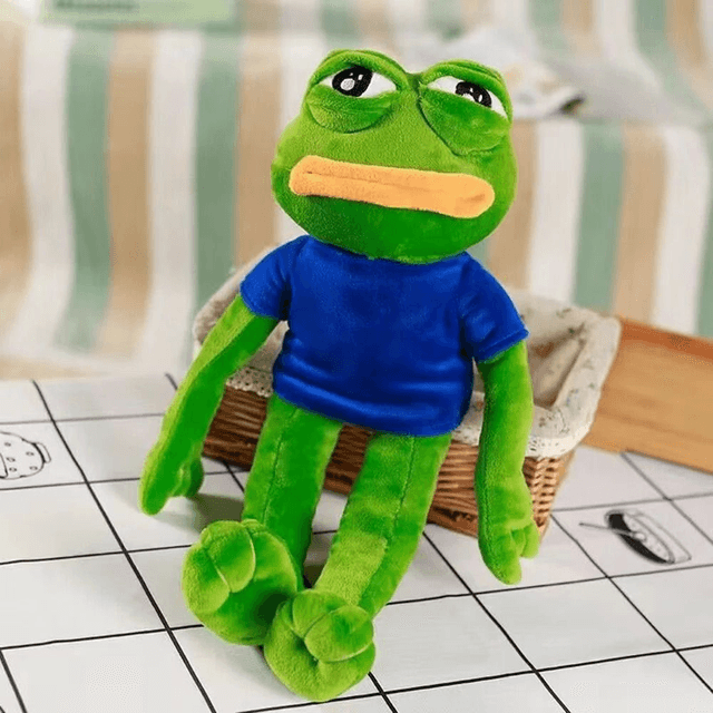 Grote knuffel Pepe de Kikker (45cm)