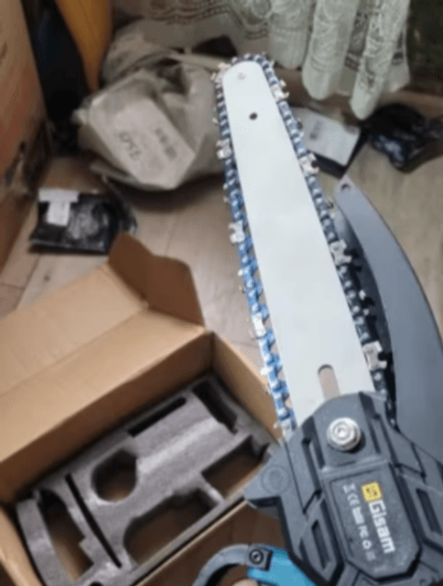 Gisam borstelloze elektrische zaag / snoeizaag 8 inch