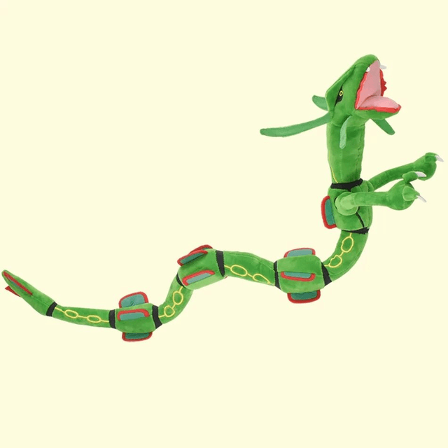 Pokemon grote knuffel Rayquaza groen (75cm)