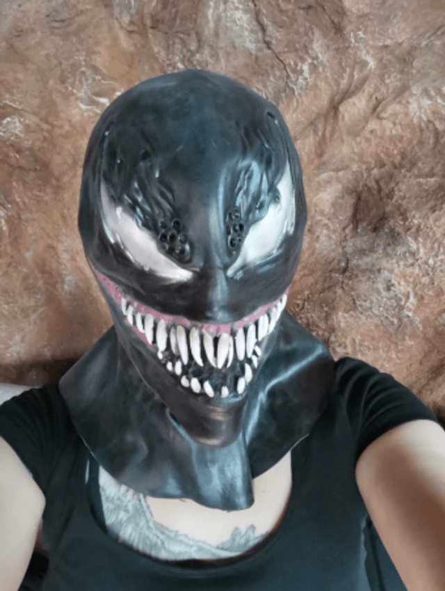 Venom full face latex masker