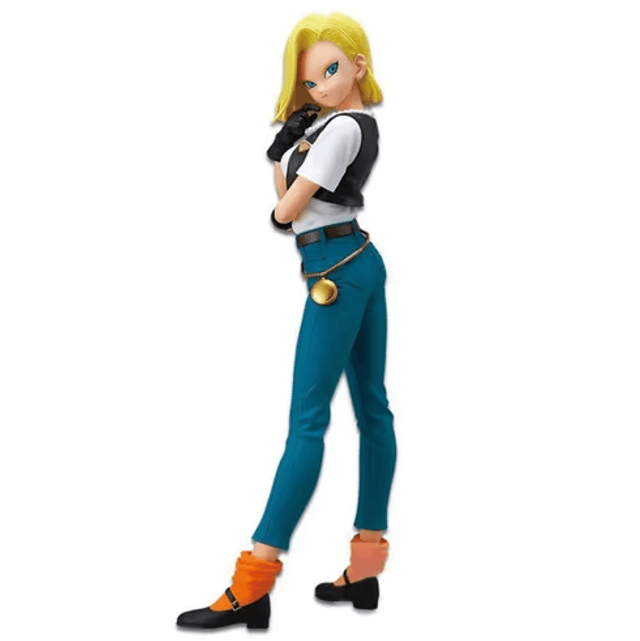 Dragonball Z figuur Android 18 spijkerbroek blauw (23cm)