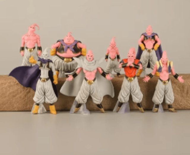 Dragonball Z figuren set Buu family 8 stuks (7-11cm)